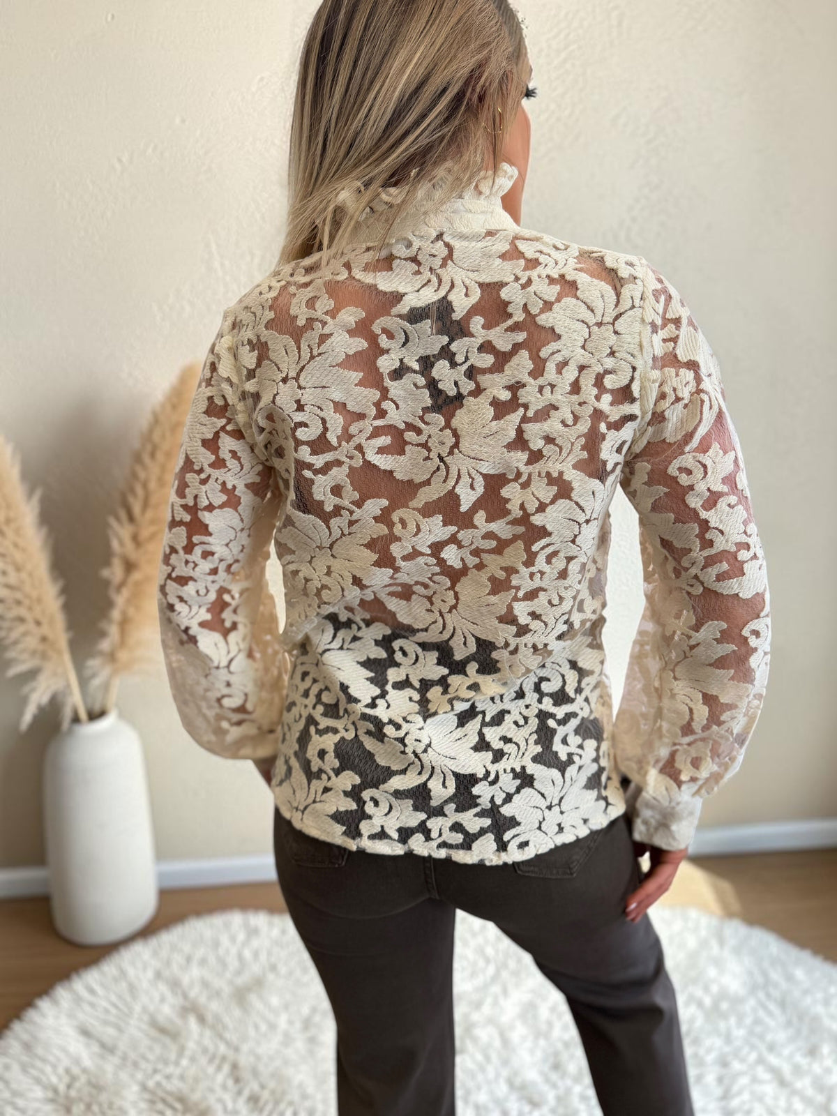 BLOUSE À DENTELLE BERTILLE