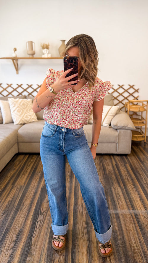 BLOUSE FLEURIE