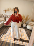 BLOUSE TERRACOTTA