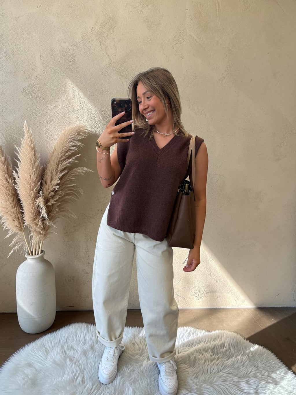 GILET MARRON GWEN