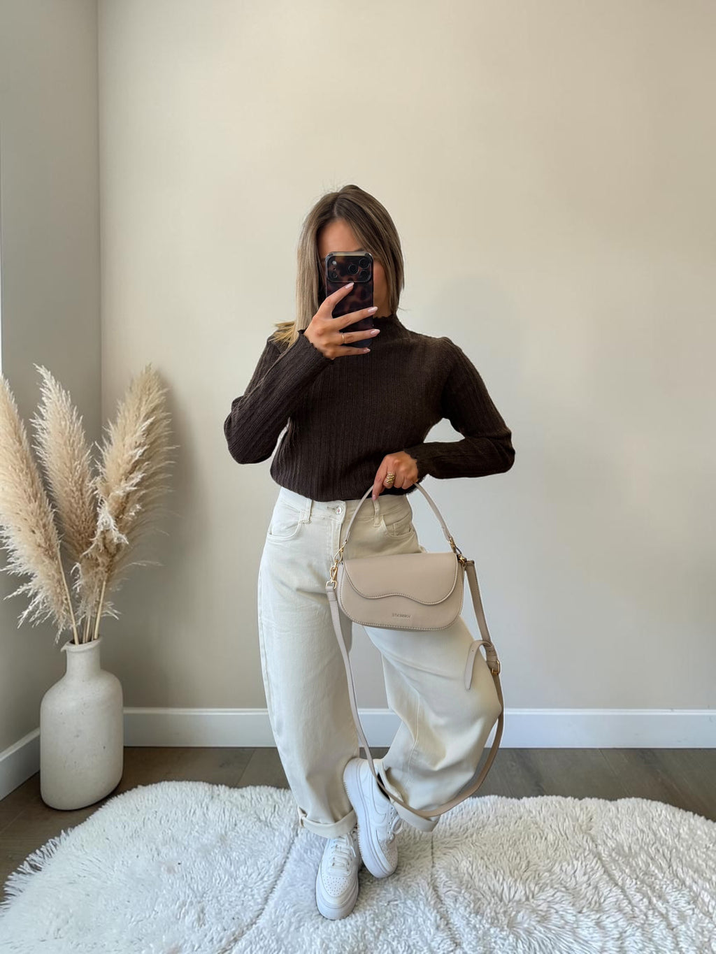 SOUS PULL MARRON PAULINA