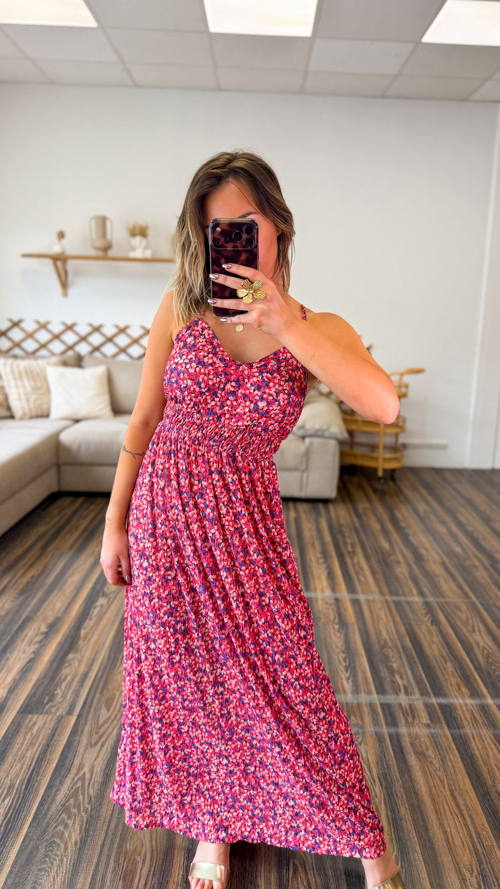 ROBE FLEURIE LONGUE