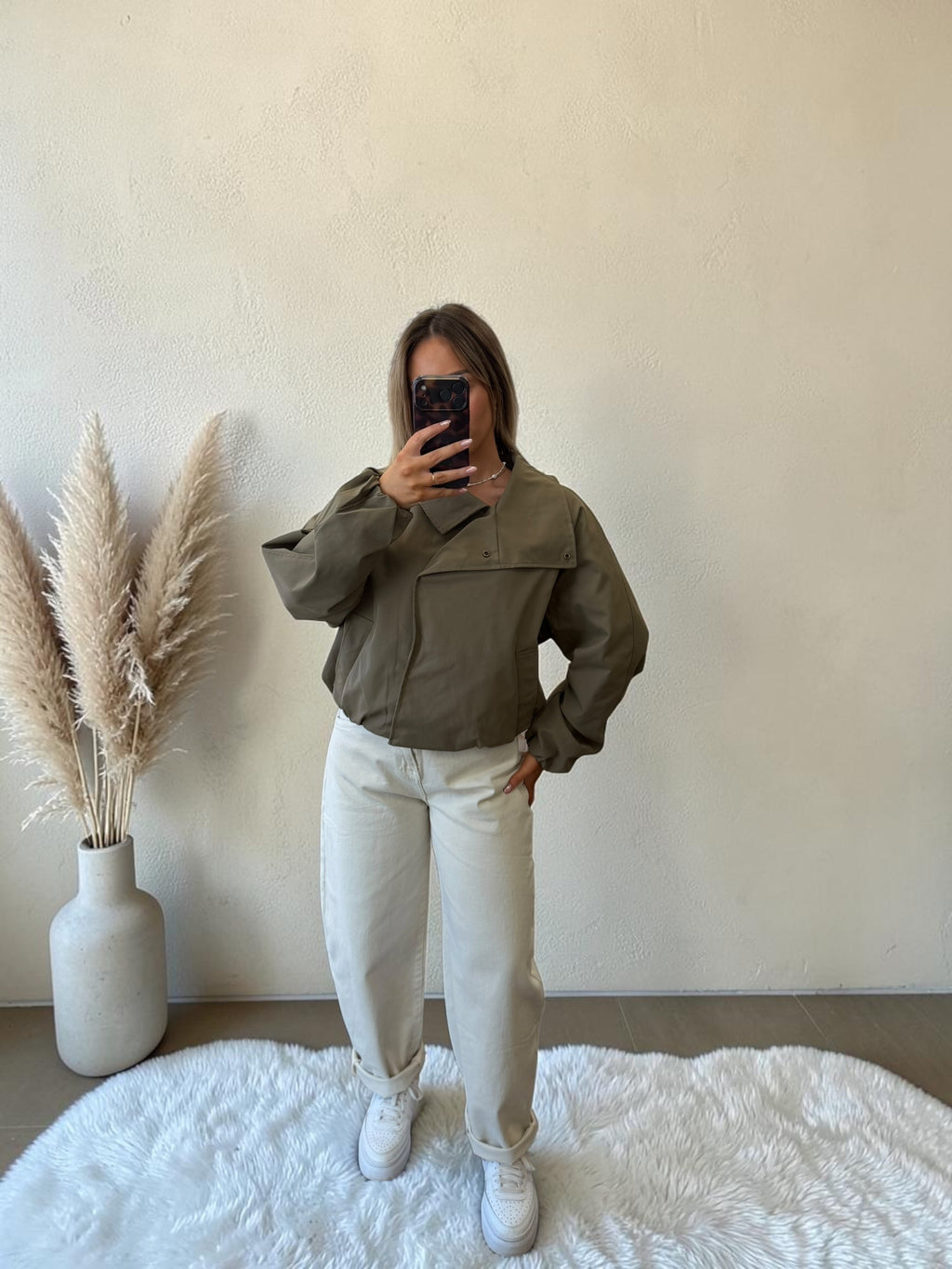 VESTE KAKI VIRGINIE