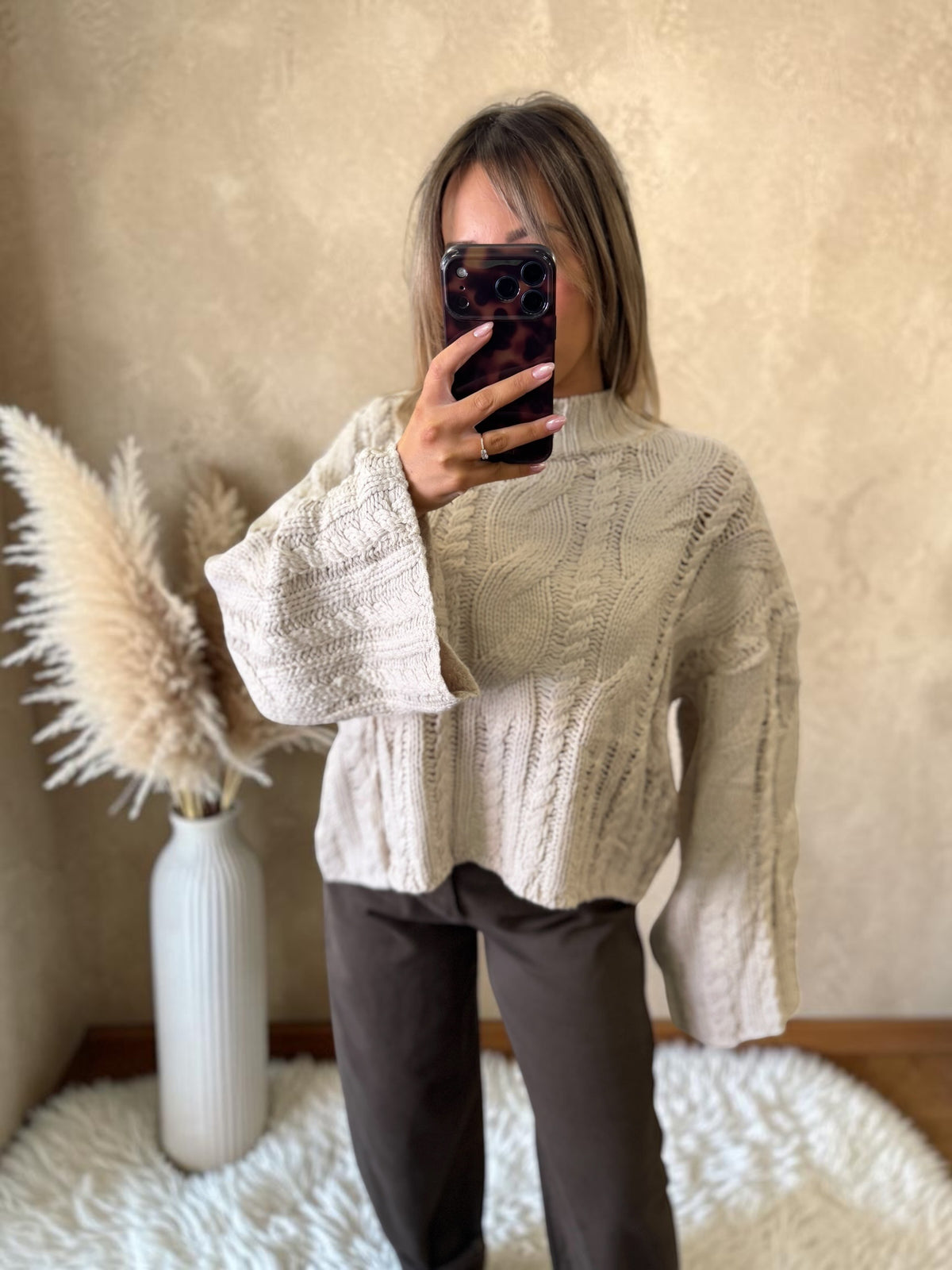 PULL BEIGE PETRONIE