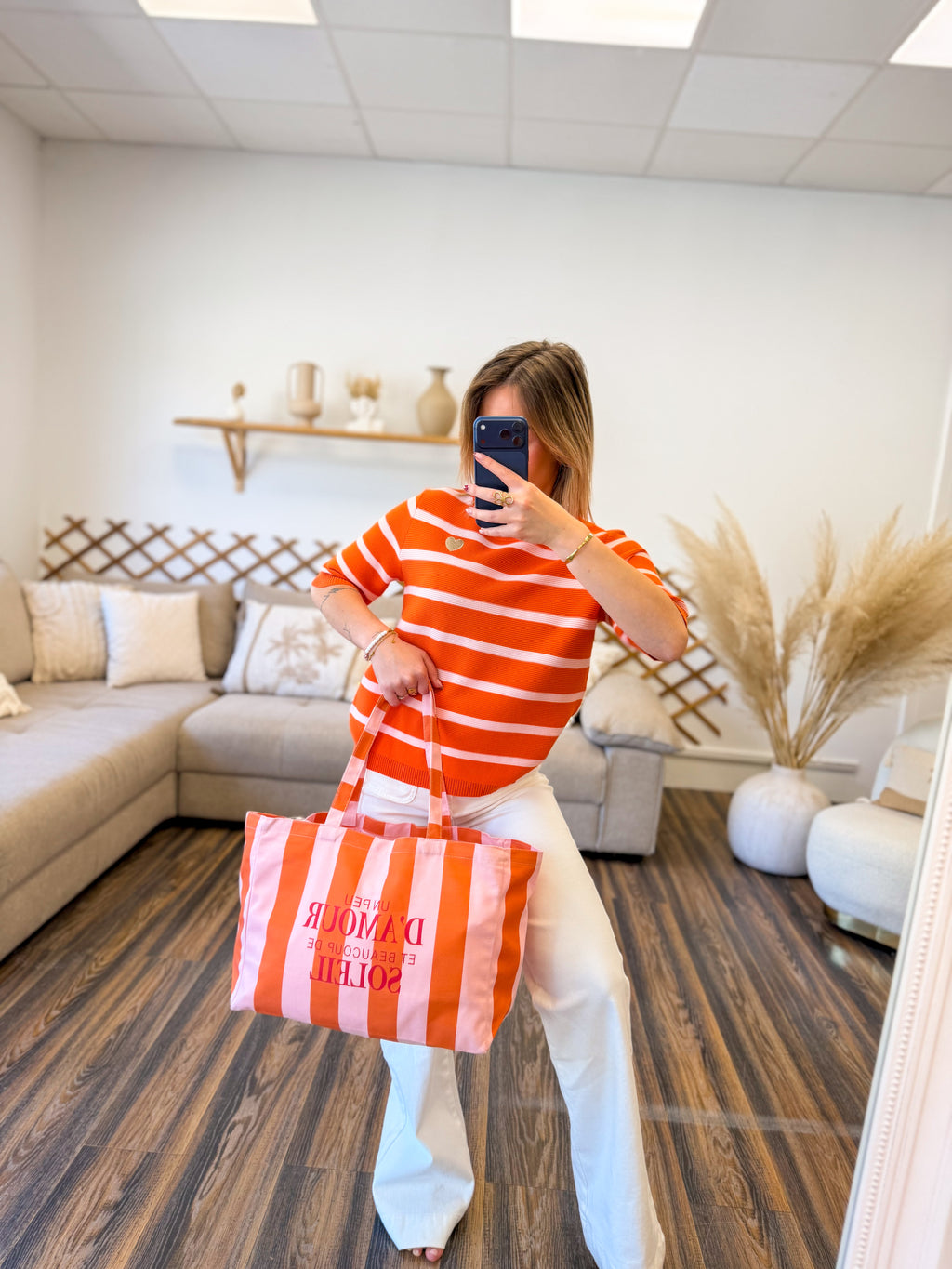 PULL MANCHE COURTE EN MAILLE