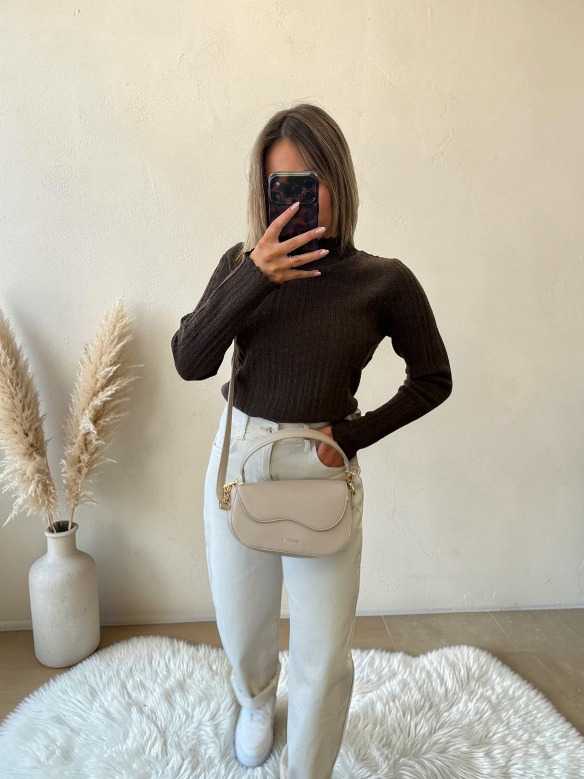 SOUS PULL MARRON PAULINA