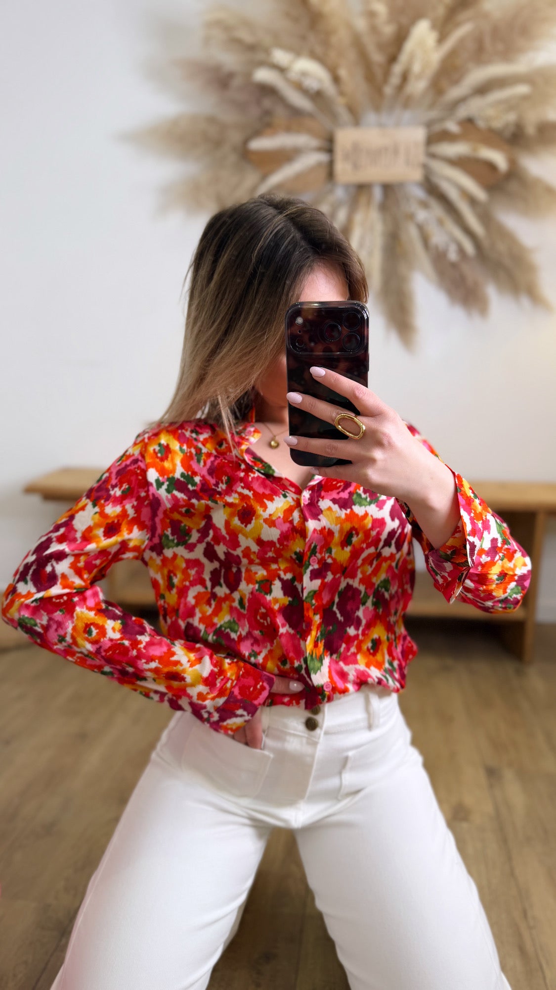 BLOUSE FLEURIE