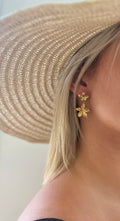 BOUCLE D’OREILLE VIOLETTE