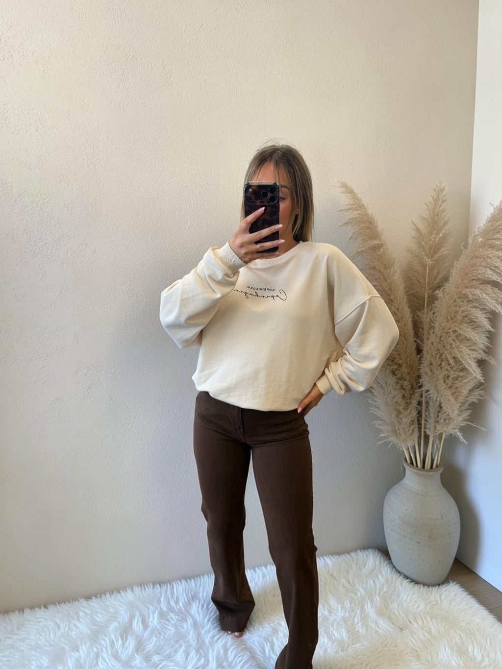 PULL POUPÉE BEIGE