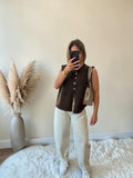 GILET MARRON GUILLIA