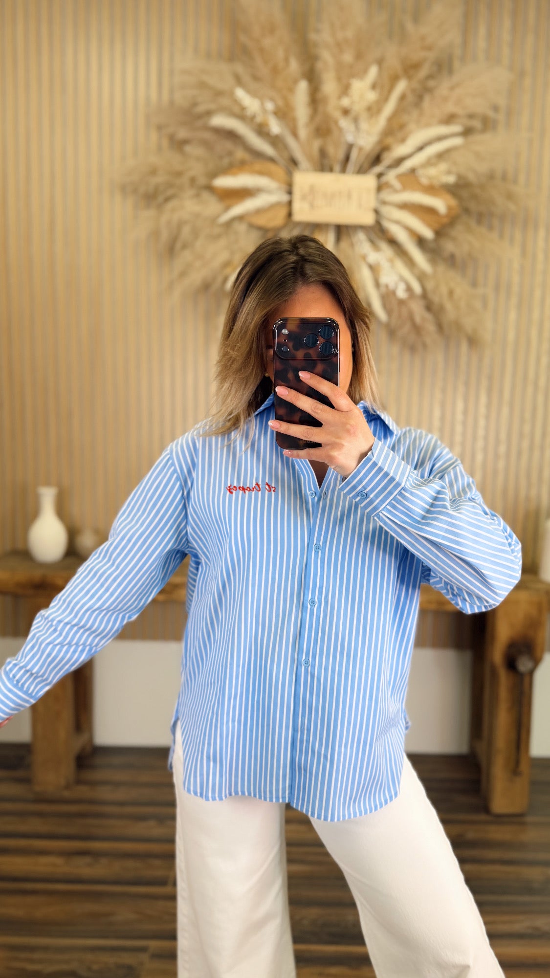 BLOUSE BLEUE SAINT TROPEZ