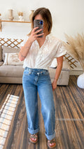 BLOUSE BLANCHE BRODÉE