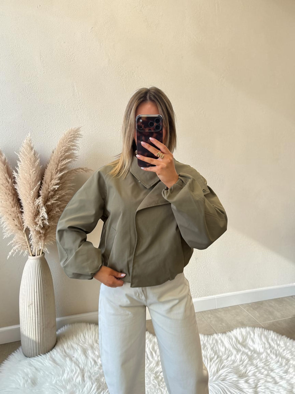 VESTE KAKI VIRGINIE