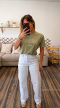 T-SHIRT KAKI SAINT TROPEZ