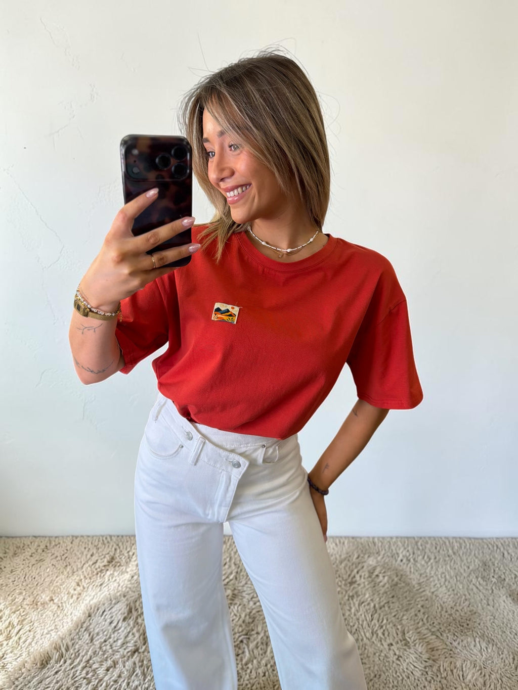 T-SHIRT TERRACOTTA THAIS