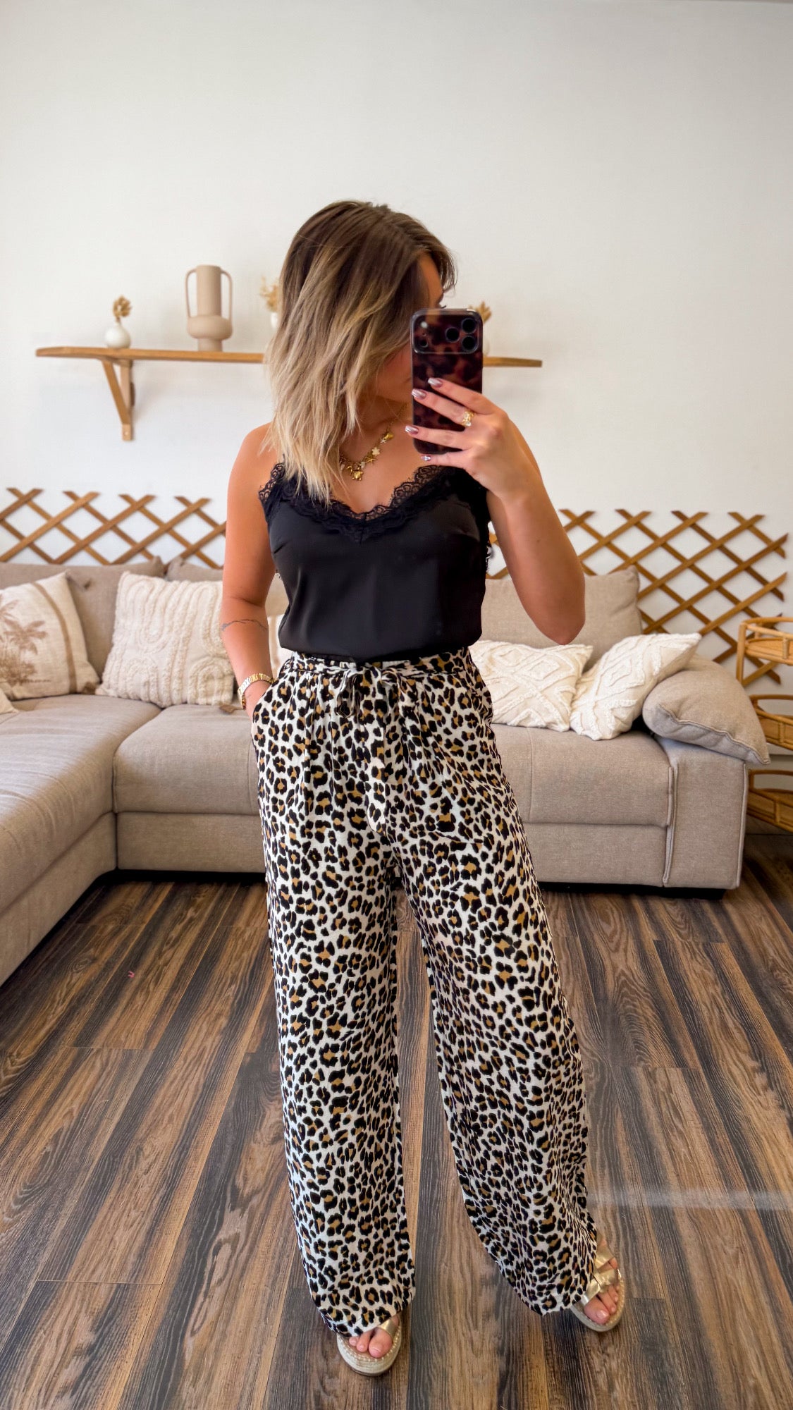 PANTALON LÉOPARD