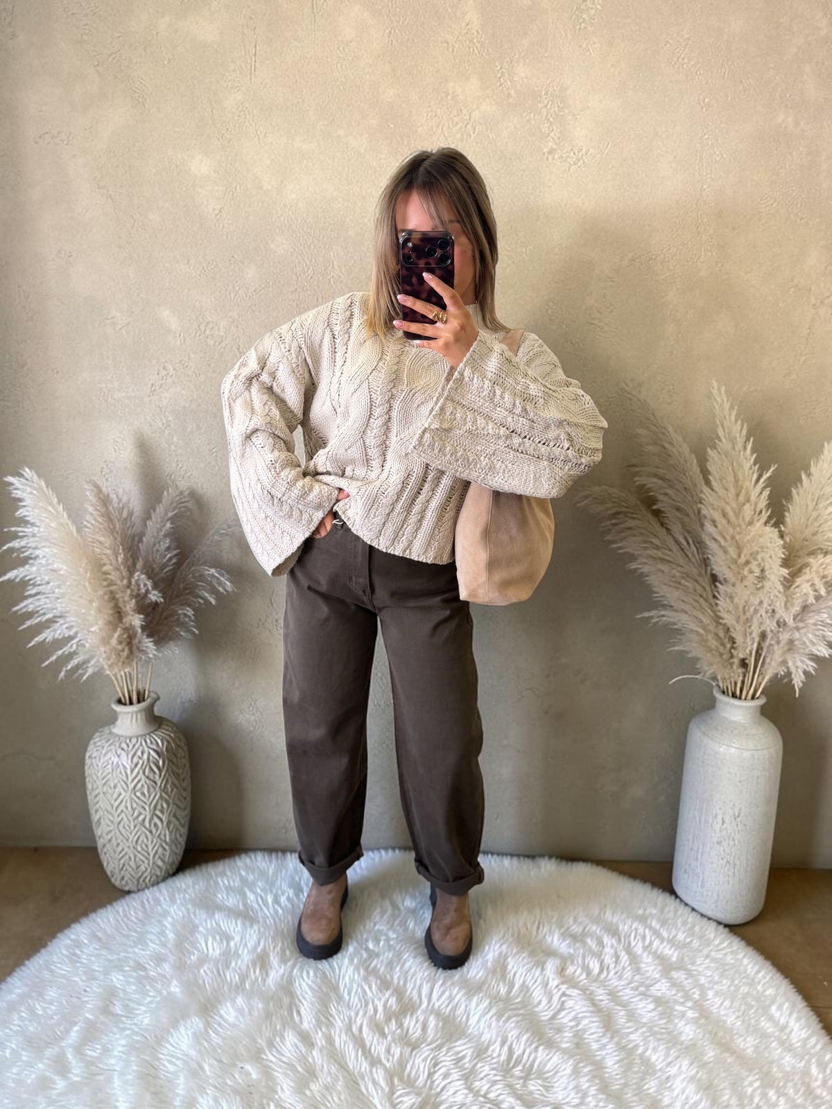 PULL BEIGE PETRONIE