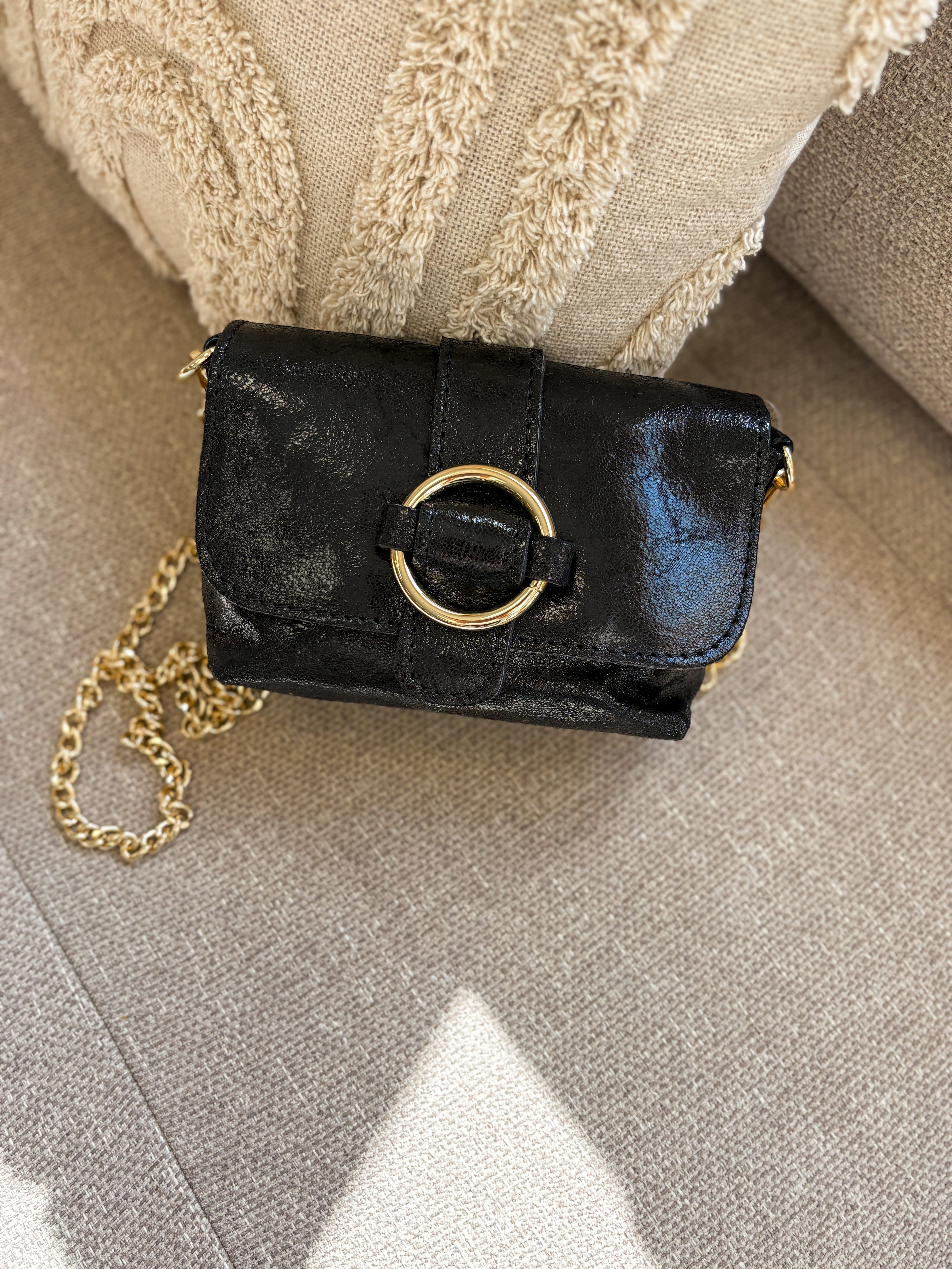 SAC NOIR EN CUIR