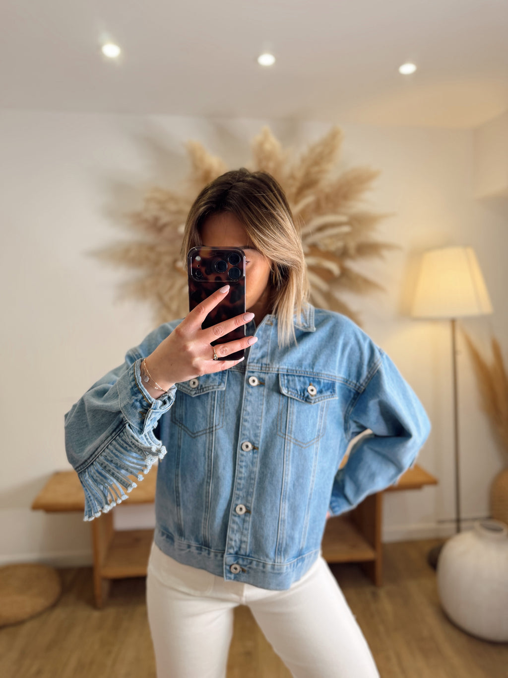 VESTE JEAN FRANGES