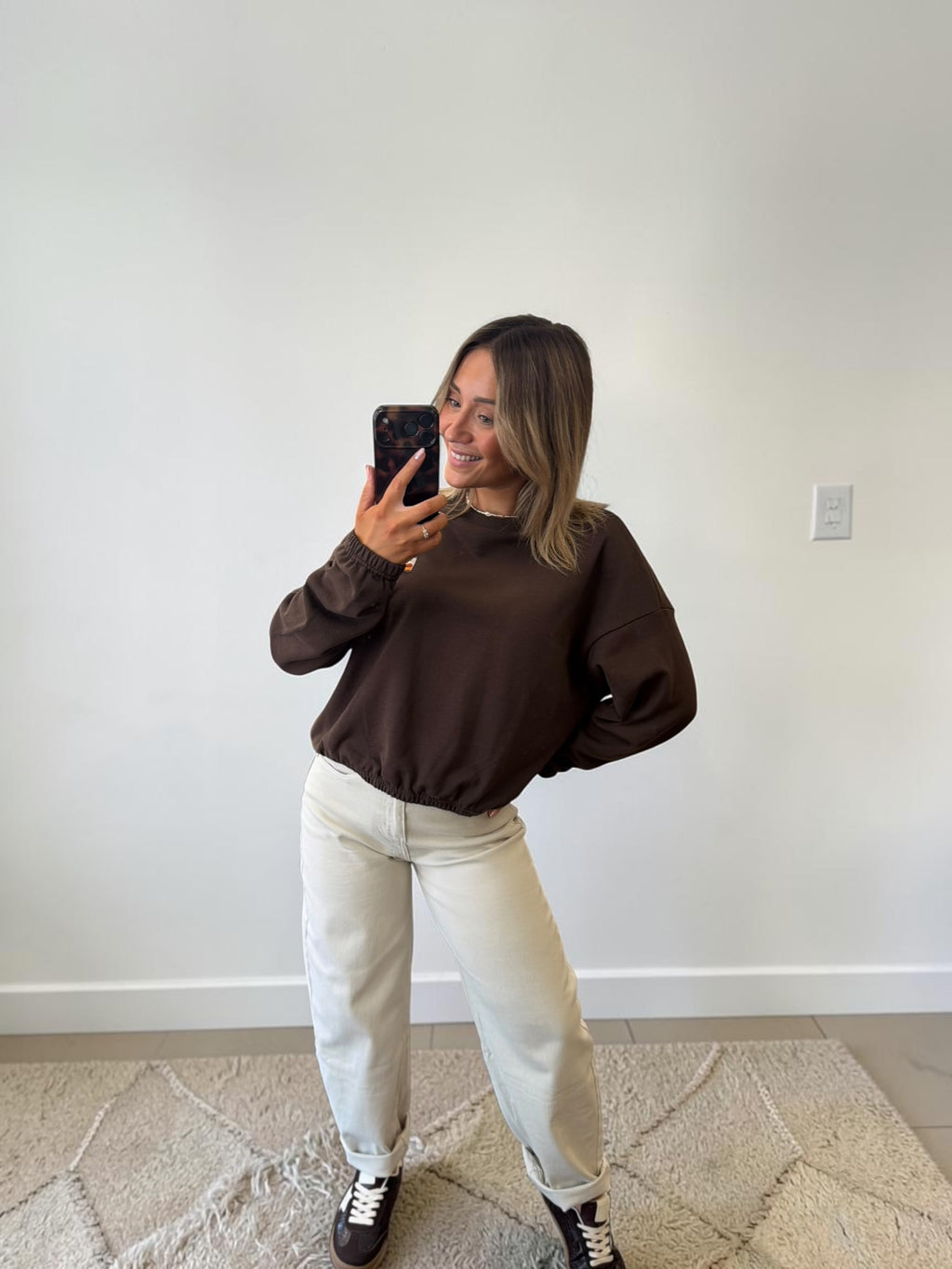 SWEAT MARRON PETRA