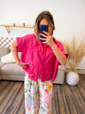 CHEMISE FUSHIA