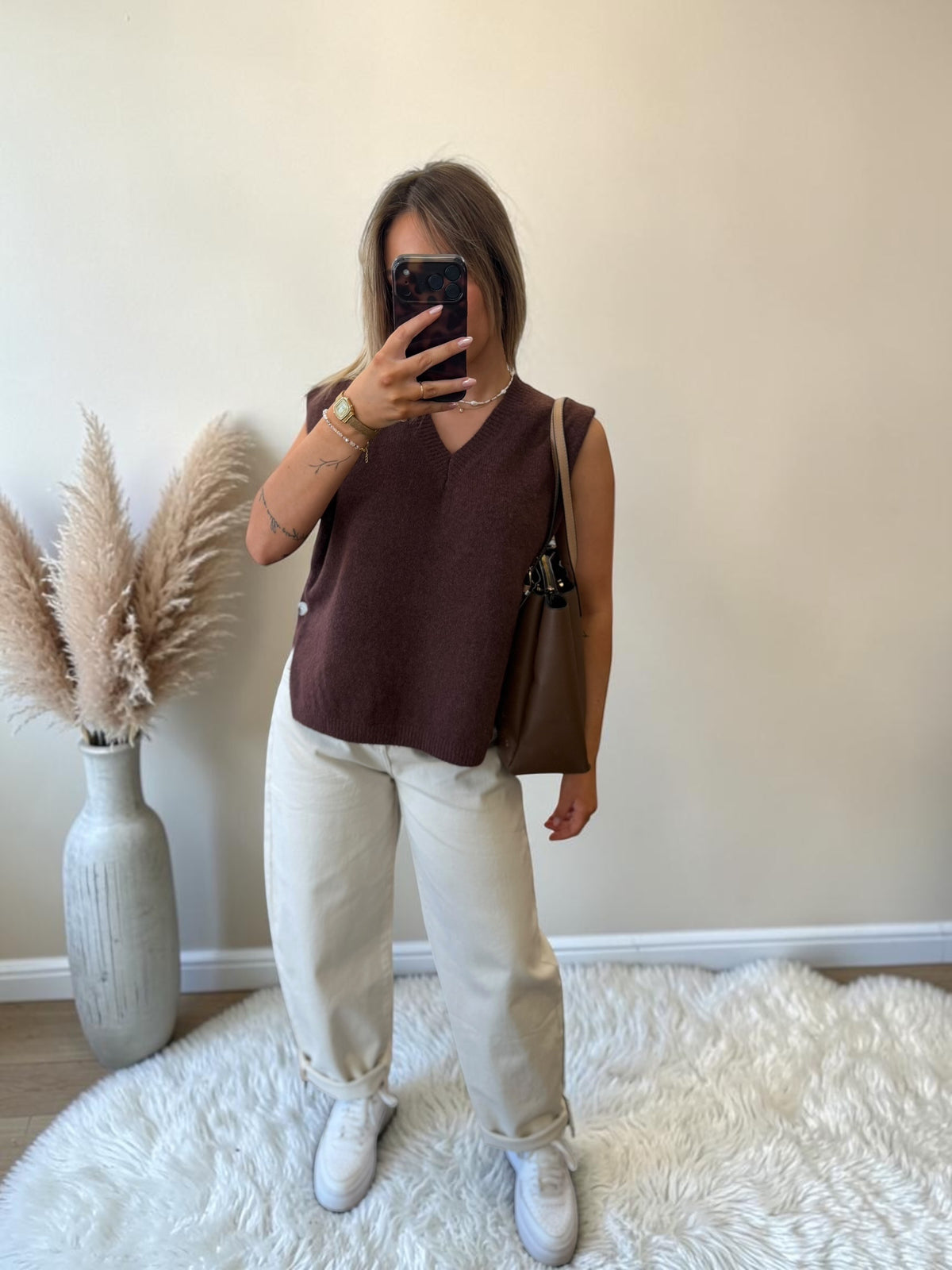 GILET MARRON GWEN