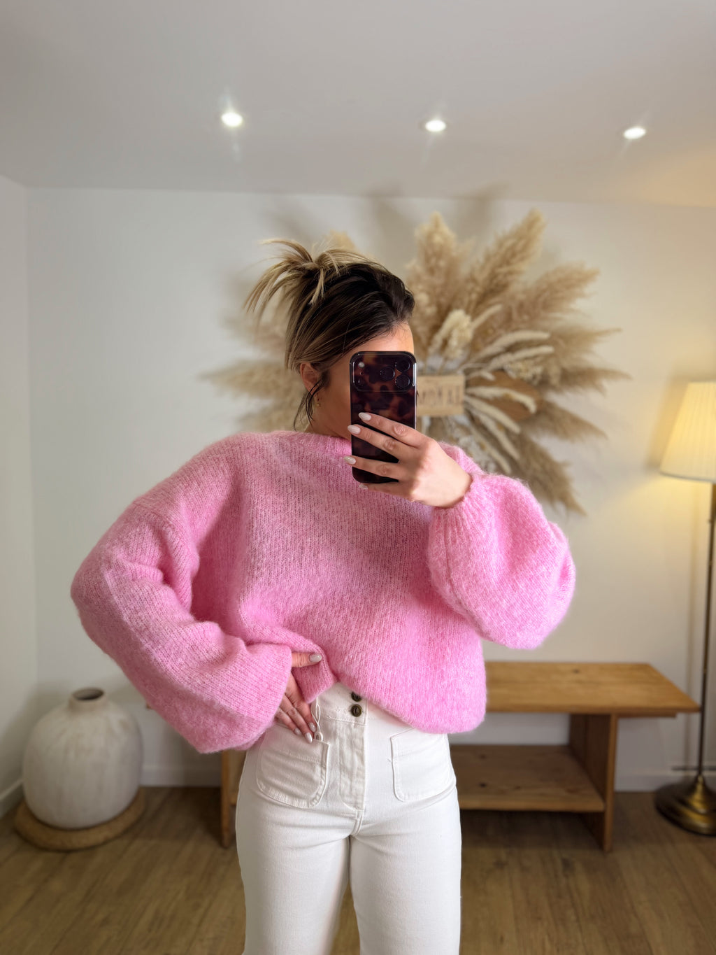 PULL ROSE CAMILLE