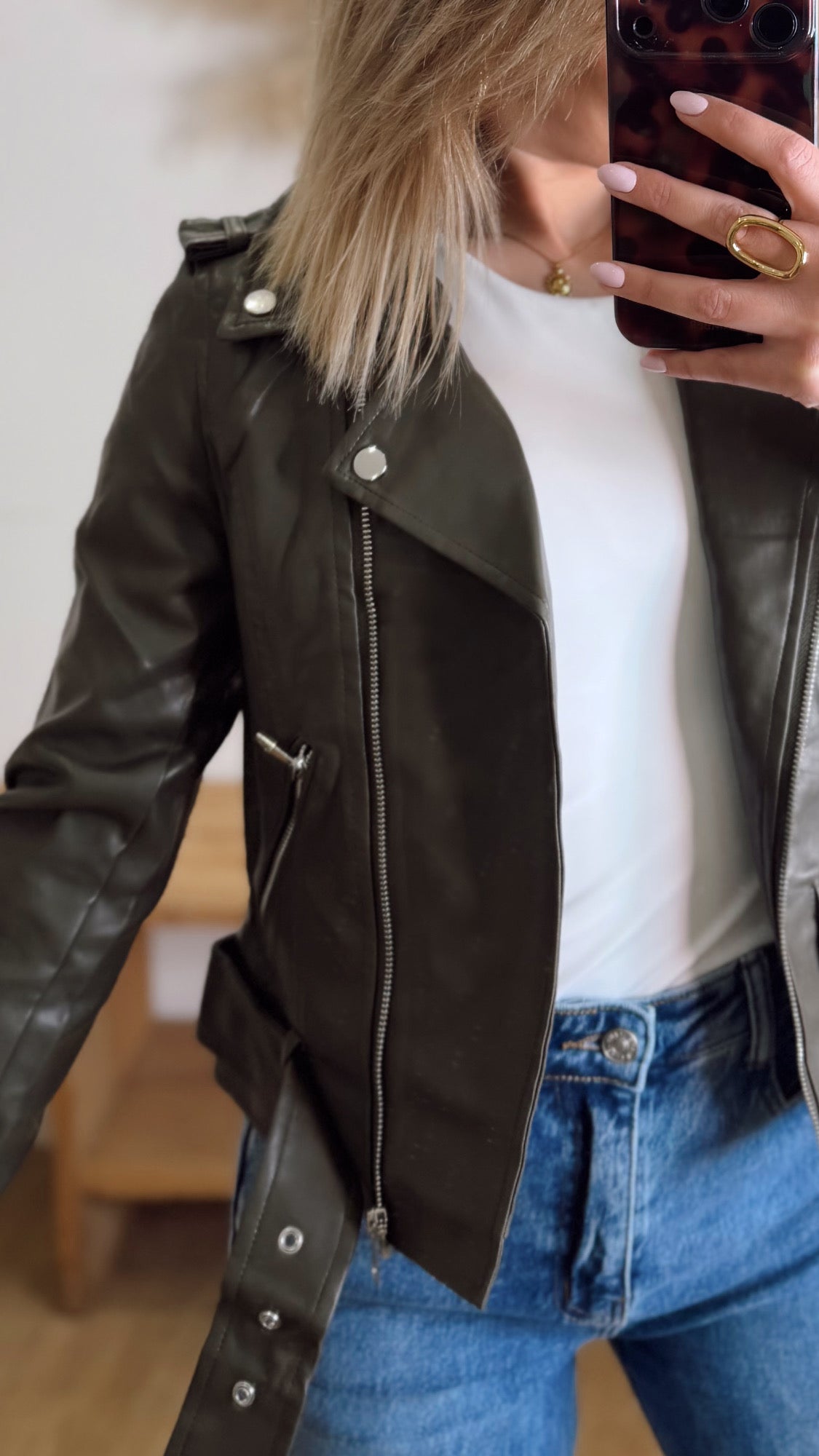 VESTE SIMILI KAKI