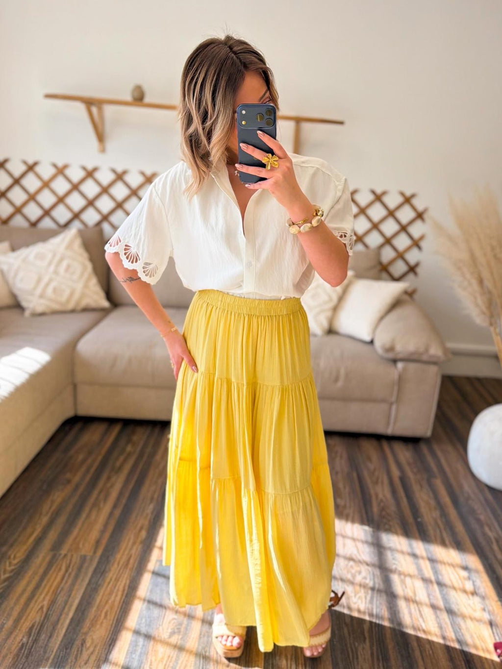 JUPE JAUNE