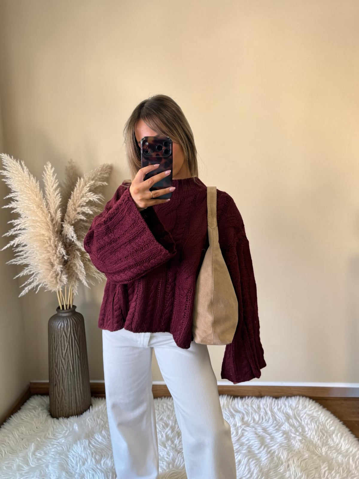 PULL BORDEAUX PETRONIE