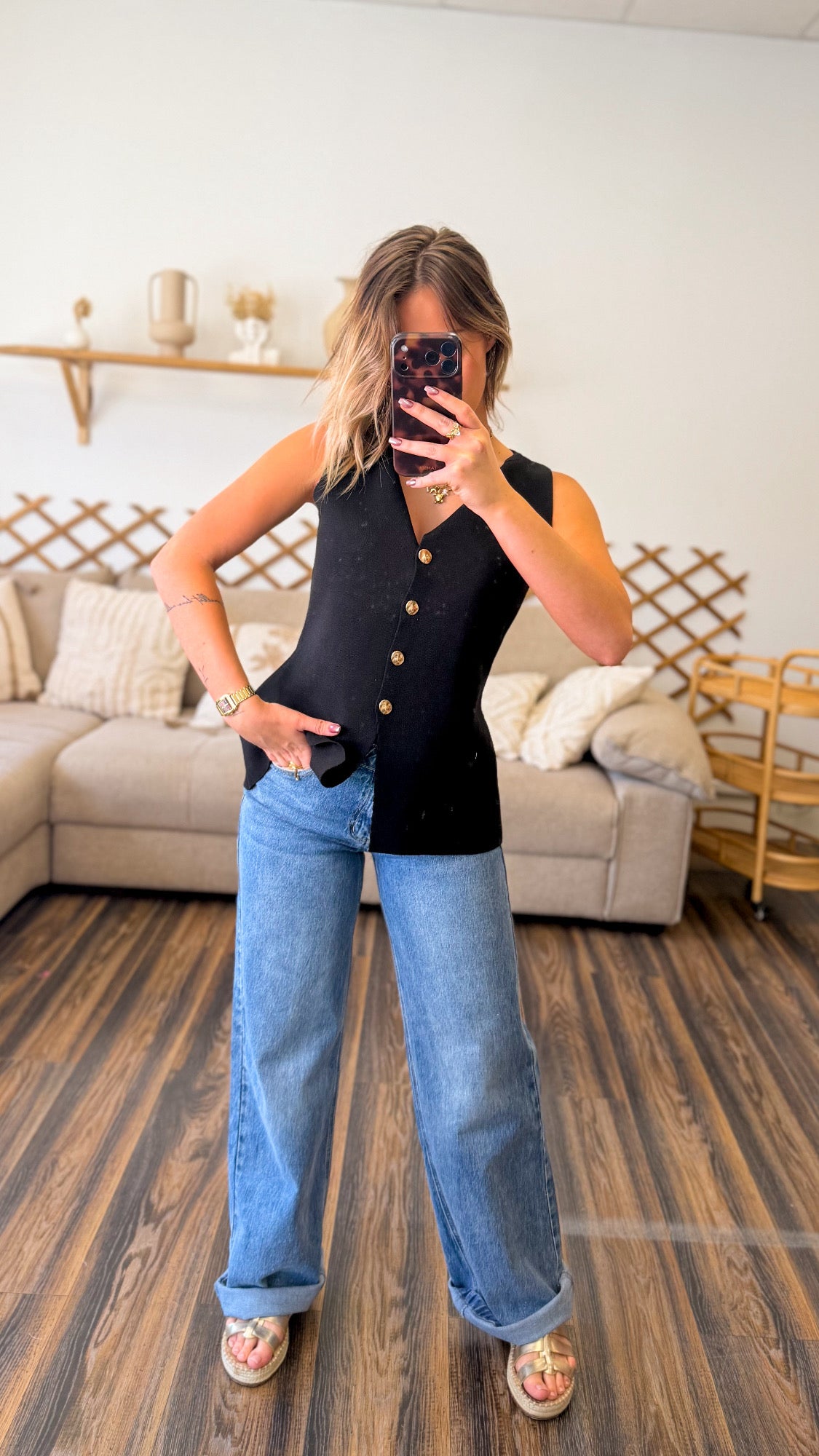 TOP NOIR VISCOSE