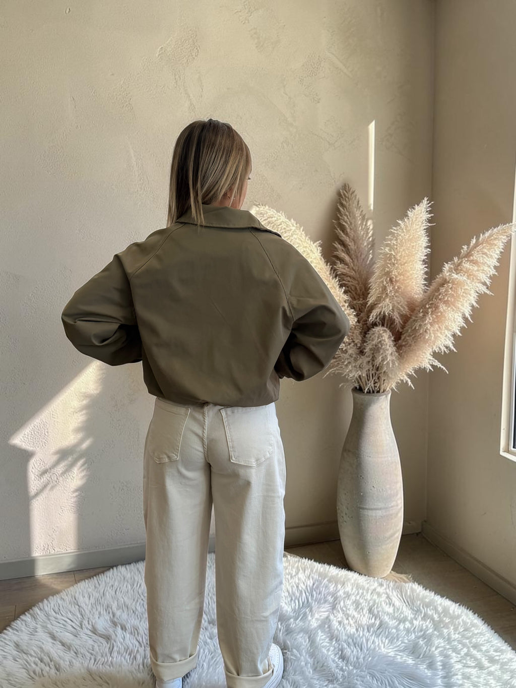 VESTE KAKI VIRGINIE