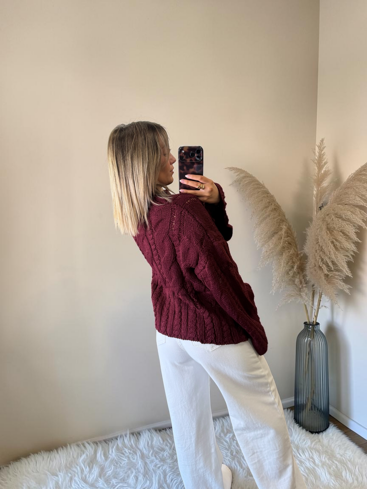 PULL BORDEAUX PETRONIE