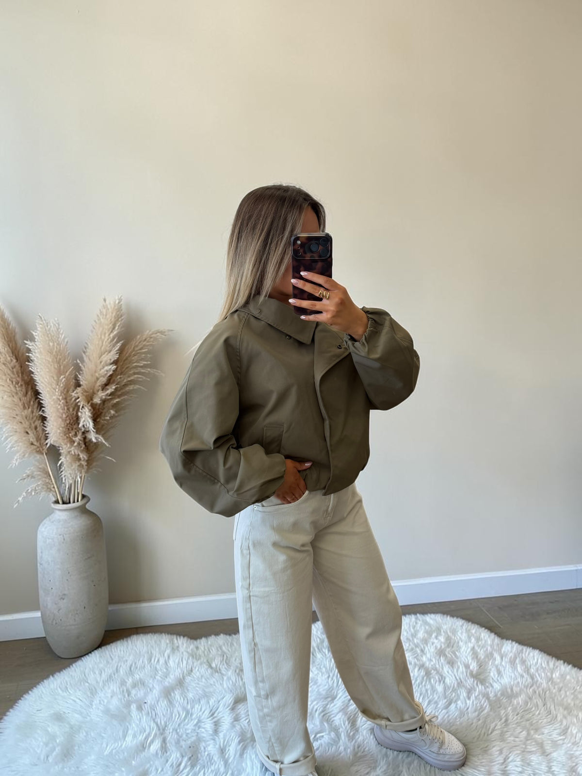 VESTE KAKI VIRGINIE