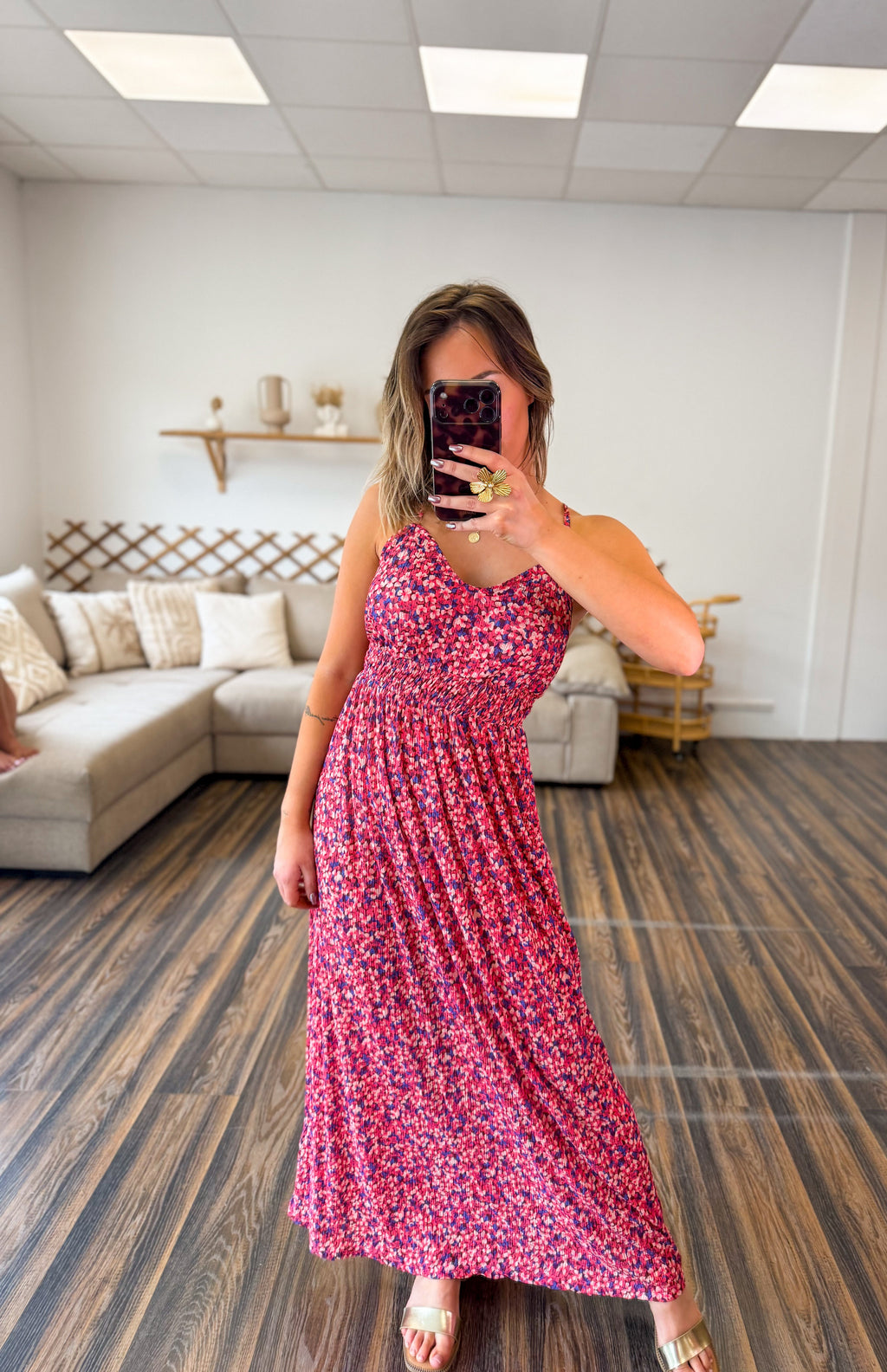 ROBE FLEURIE LONGUE
