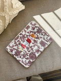 POCHETTE ORDINATEUR 15 POUCES FLEURS VINTAGE