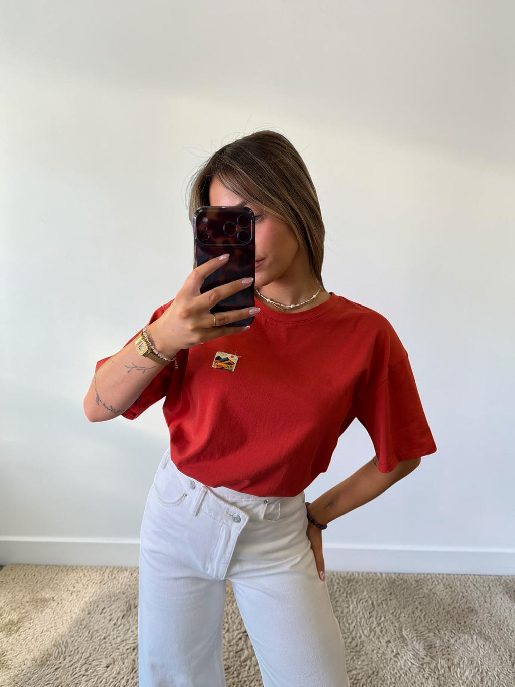 T-SHIRT TERRACOTTA THAIS