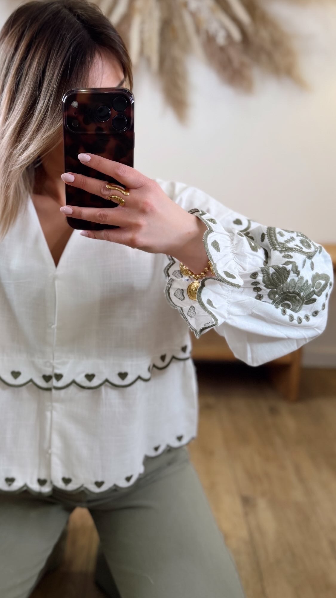 BLOUSE BRODÉE