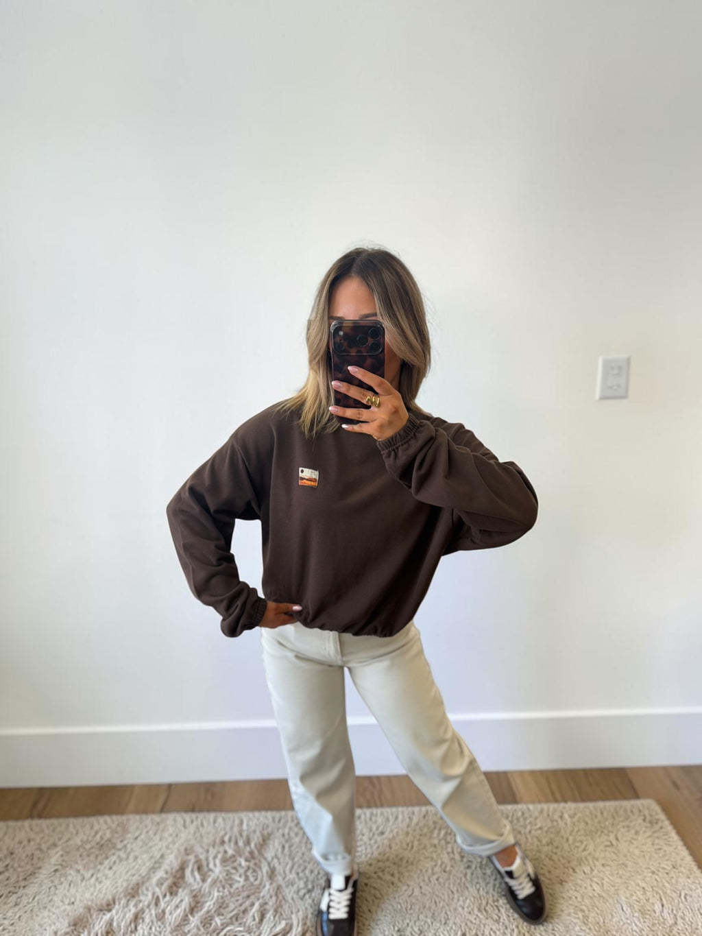 SWEAT MARRON PETRA