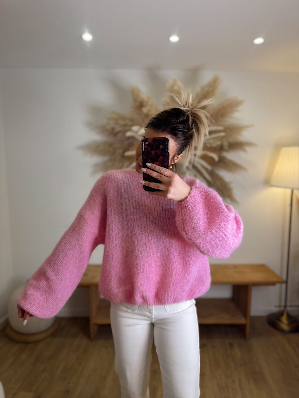 PULL ROSE CAMILLE