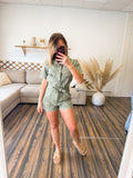 COMBISHORT EN JEAN KAKI