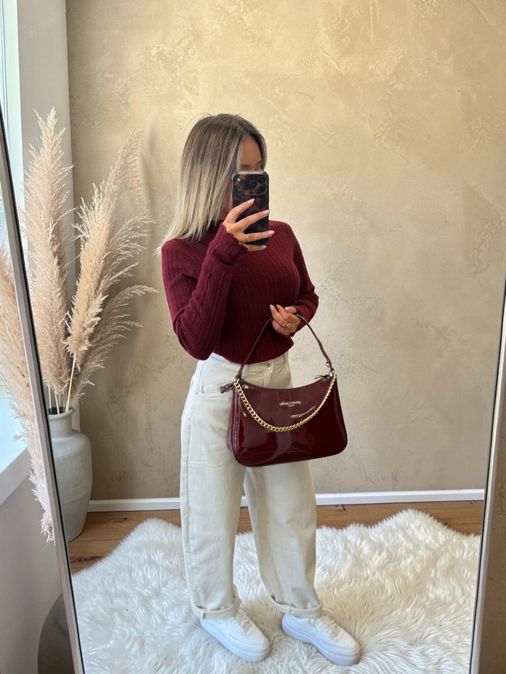 SOUS PULL BORDEAUX PAULINA
