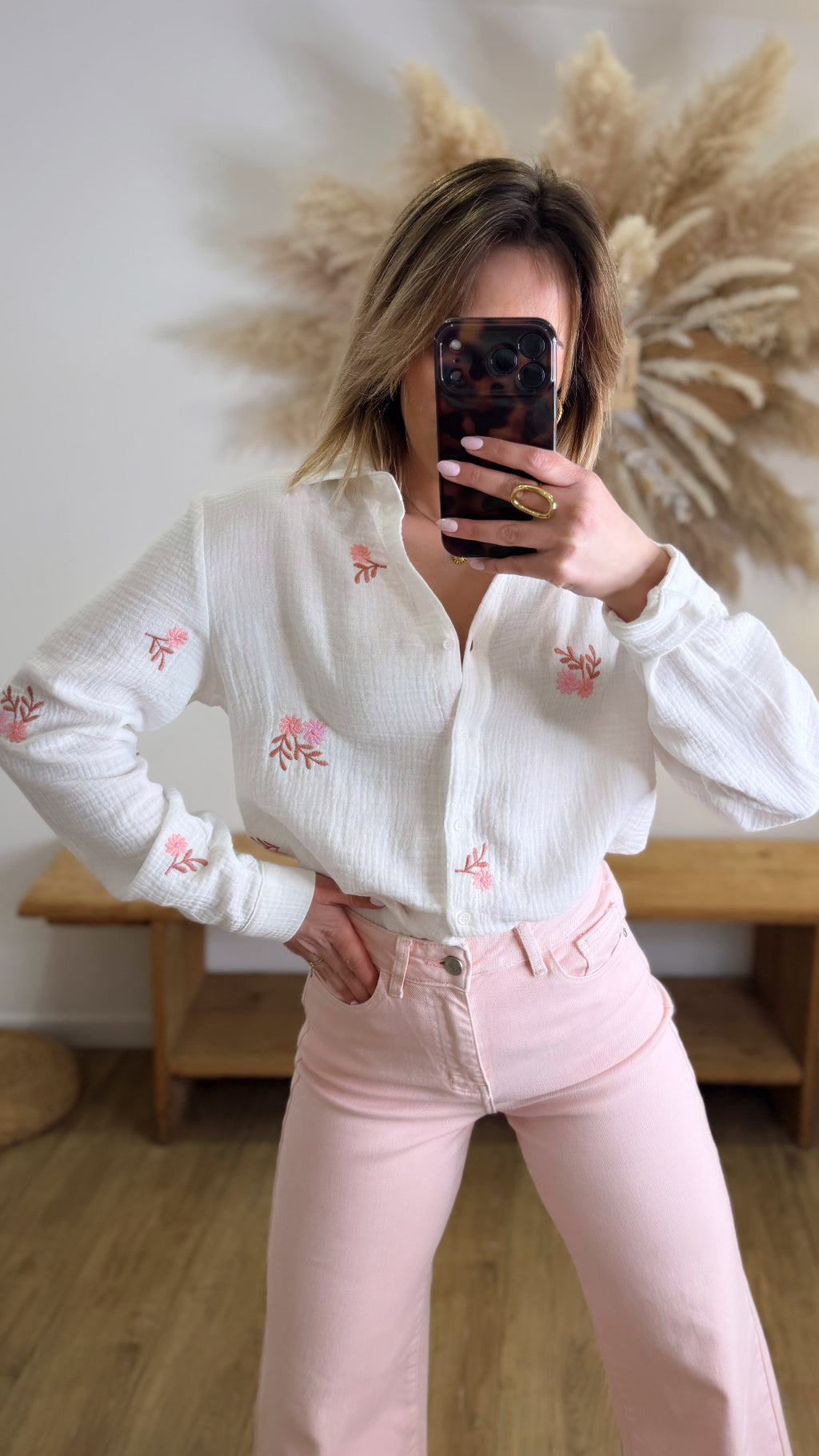 CHEMISE FLEURIE