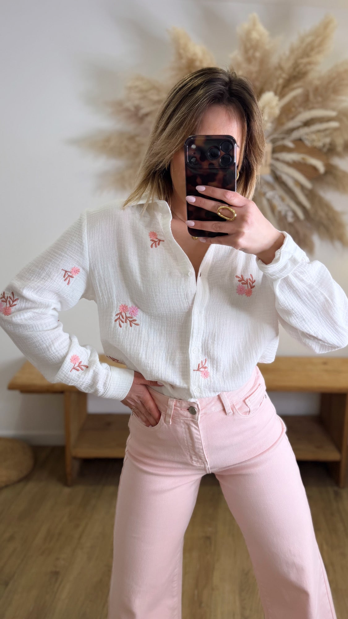 CHEMISE FLEURIE