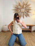 TOP EN MAILLE COQUILLAGE