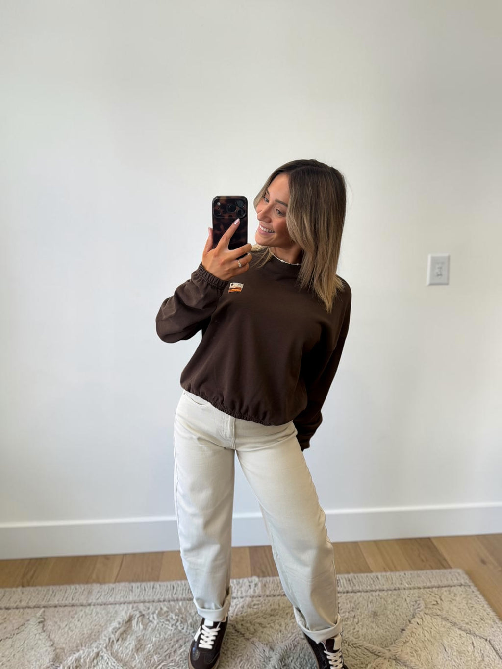 SWEAT MARRON PETRA