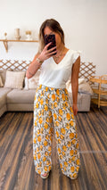 PANTALON CITRON TAILLE UNIQUE ALLANT D’UNE TAILLE 36 à 48