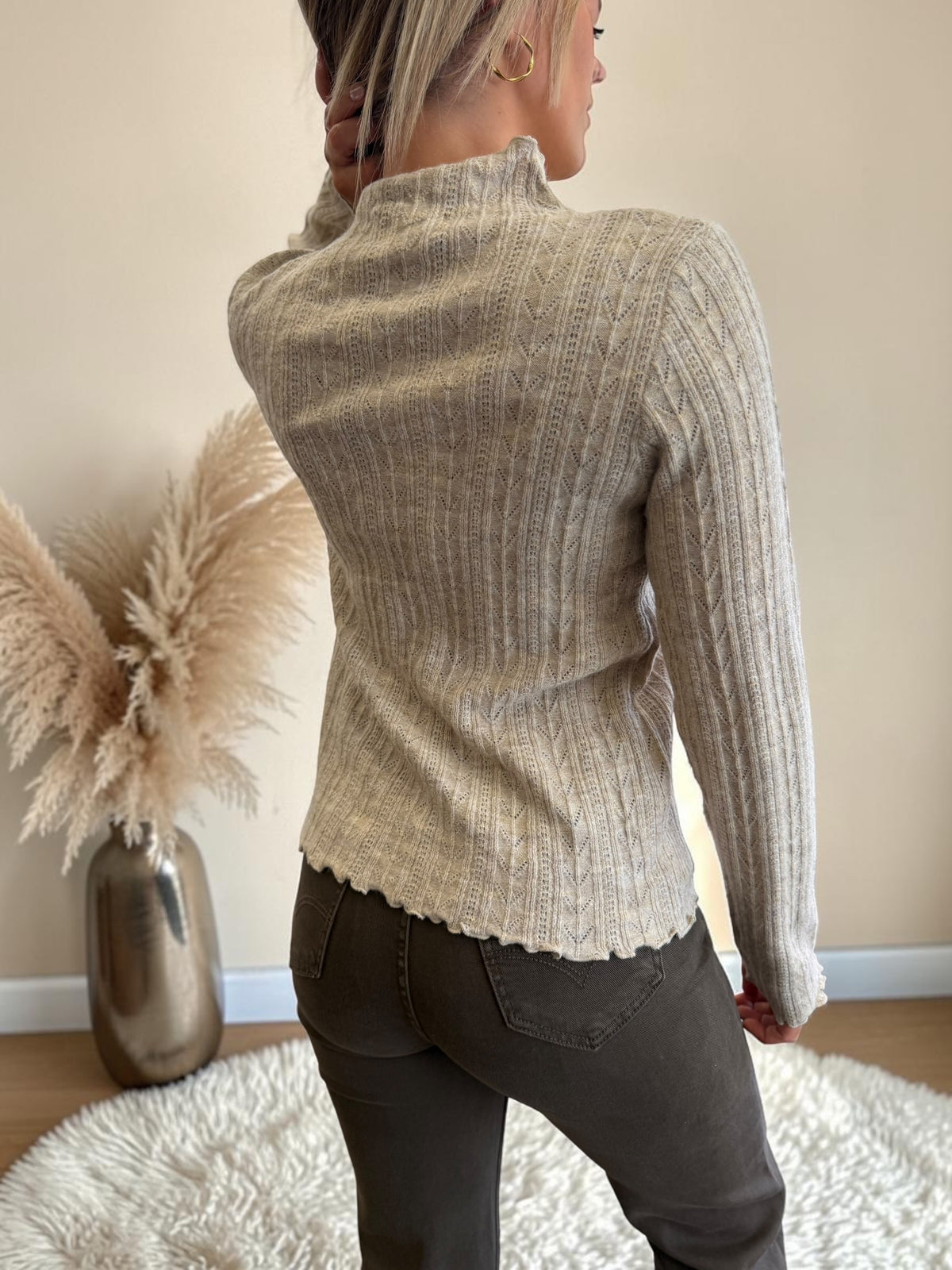 SOUS PULL BEIGE PAULINA
