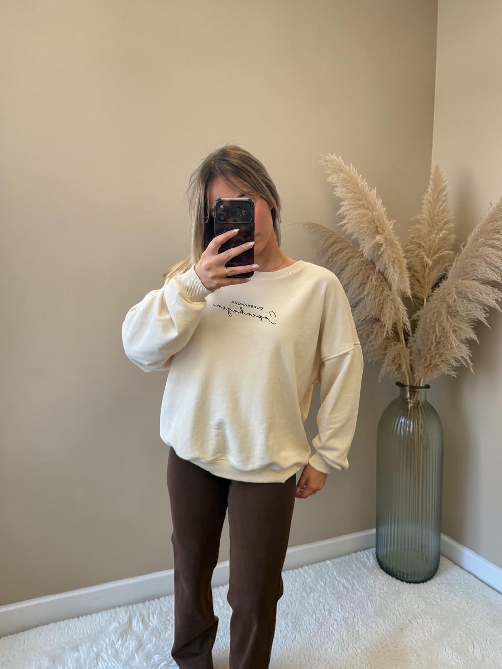 PULL POUPÉE BEIGE