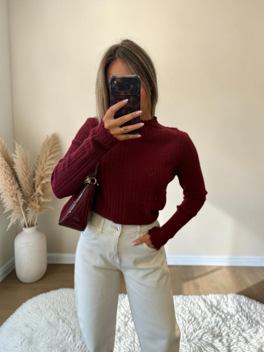 SOUS PULL BORDEAUX PAULINA
